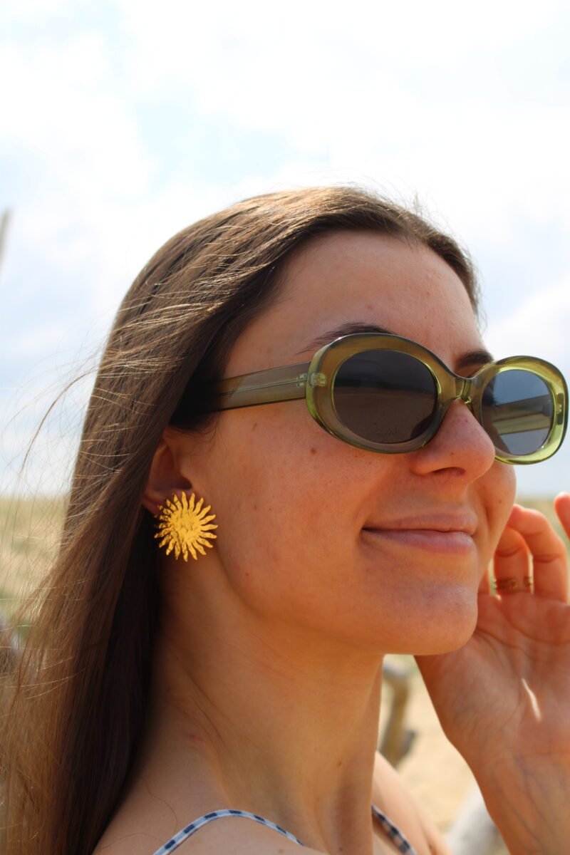 Boucles d'oreilles Totem de Feu
